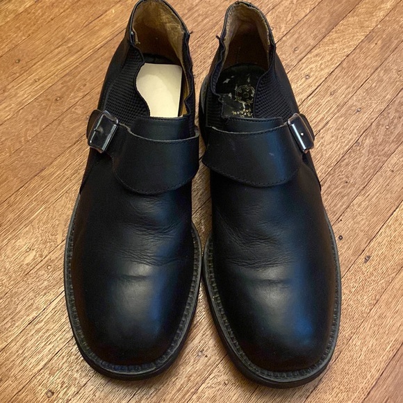 Vintage Designed and Handmade in England Shoe w/Itshide Commando Sole - size 10 - Picture 2 of 8